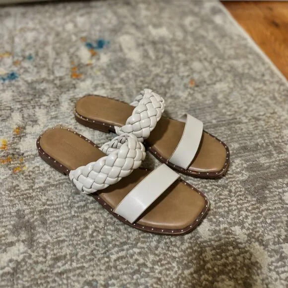 Cushionaire • Varro Two Strap Braided Sandals - Picture 5 of 8